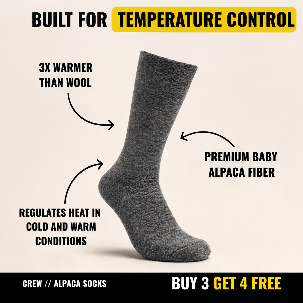 Alpaca Crew Socks - Everyday