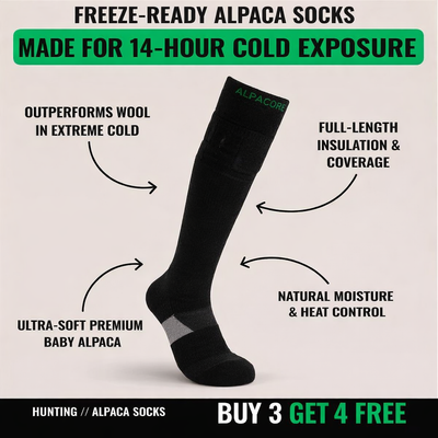 Alpaca Thermal Socks - Over The Calf