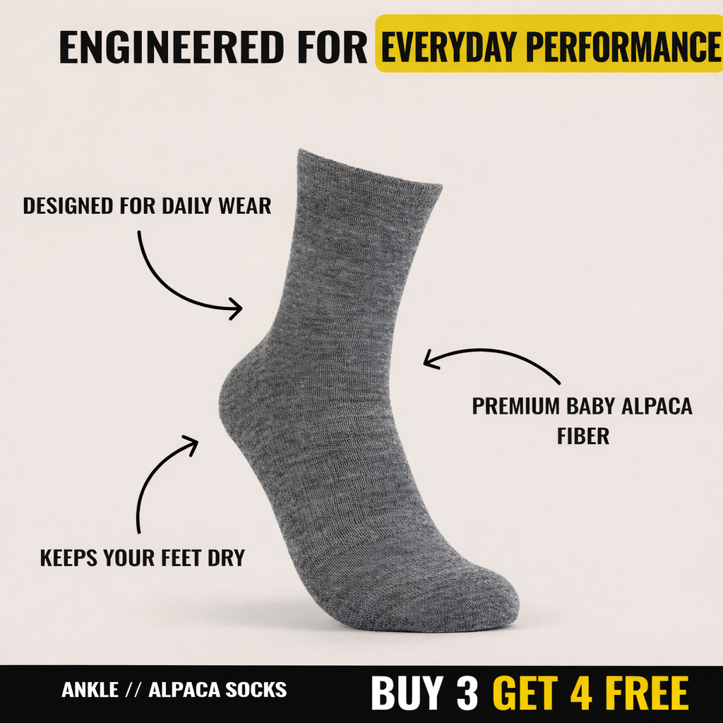 Alpaca Ankle Socks - Everyday
