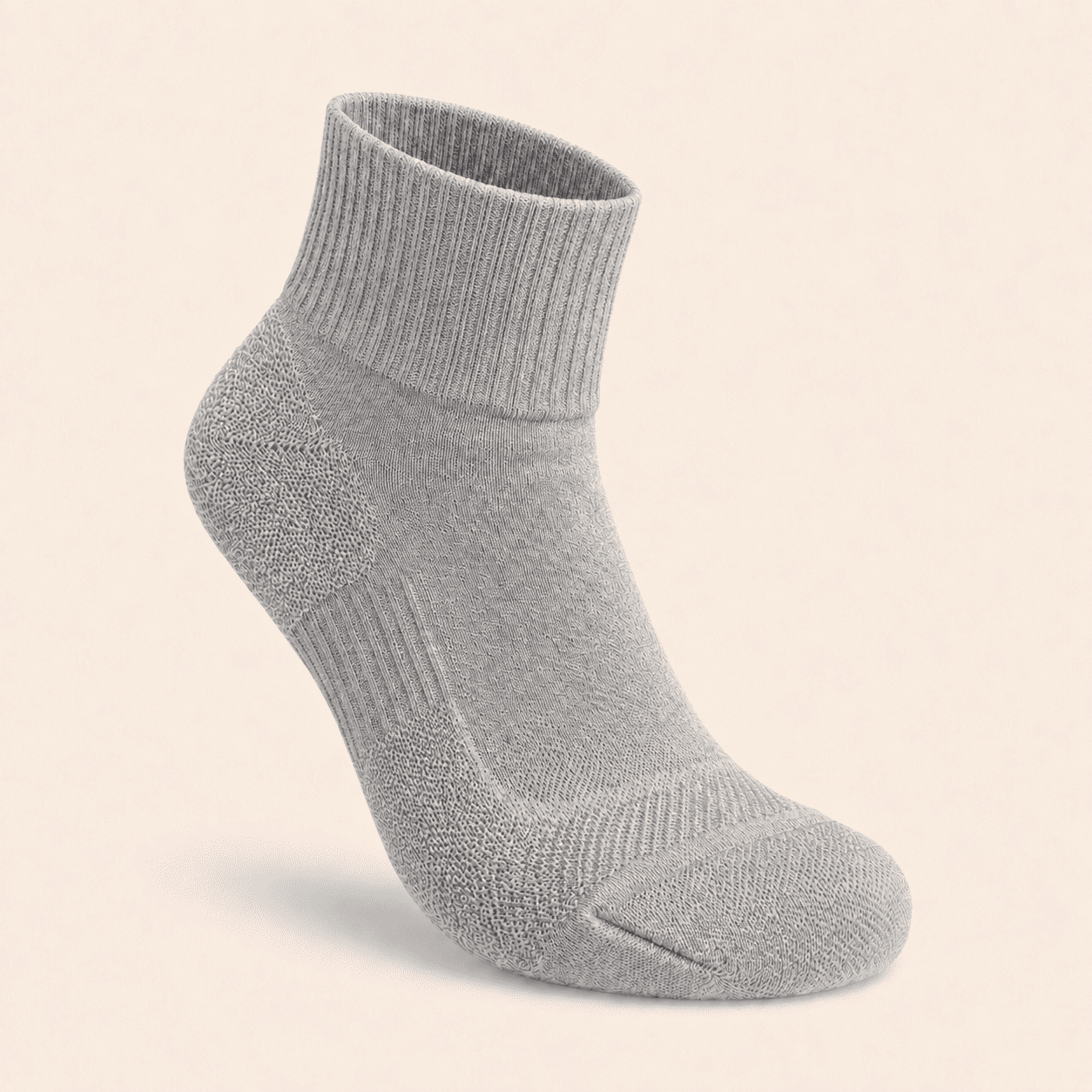 Ankle compression socks with targeted arch support