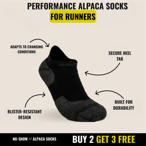Alpaca No-Show Socks - Invisible Low Cut Socks for Men & Women