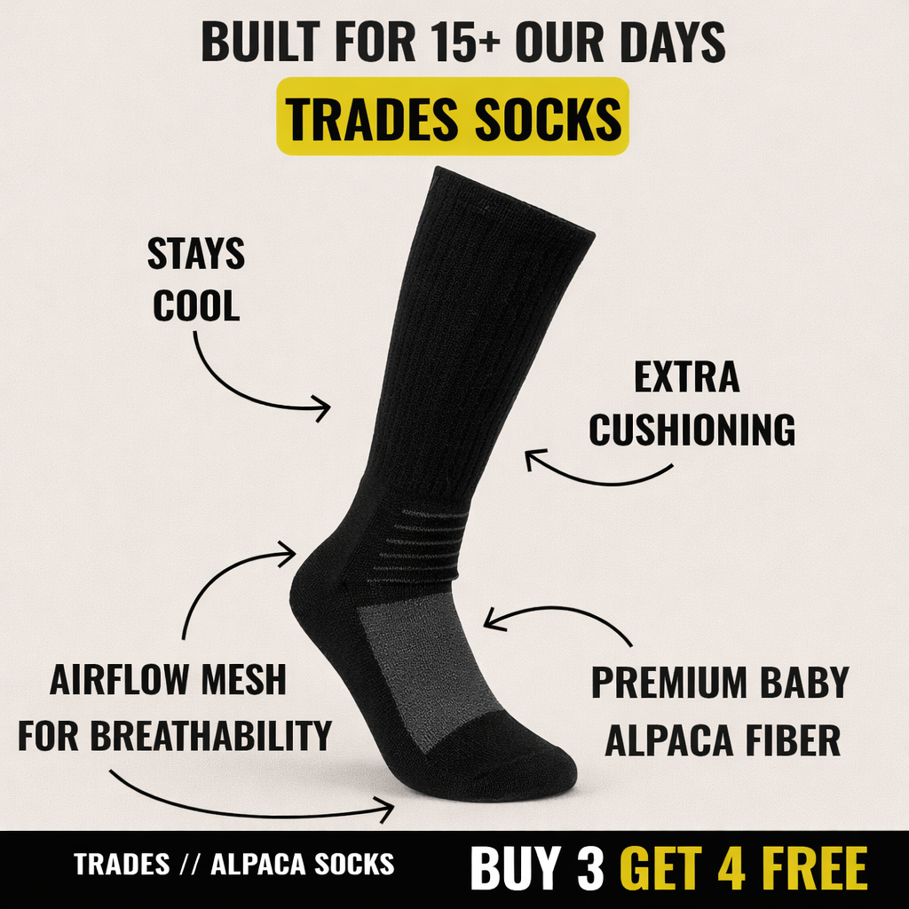 Alpaca Work Socks - Heavy Duty