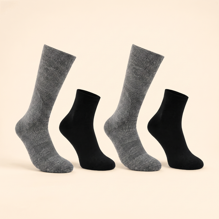 Trail Bundle — 2 Hiking Crew + 2 Trail Ankle