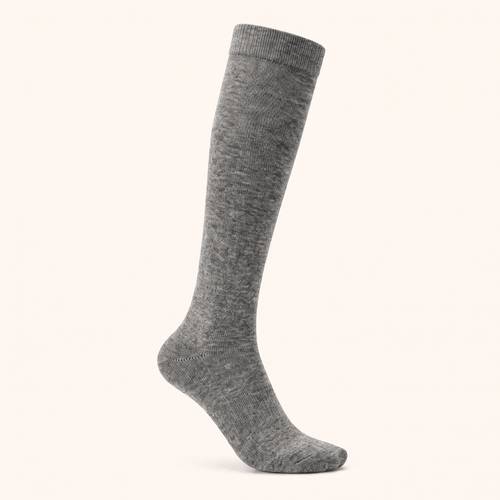 ALPACORE Alpaca Compression Socks - heather gray knee-high