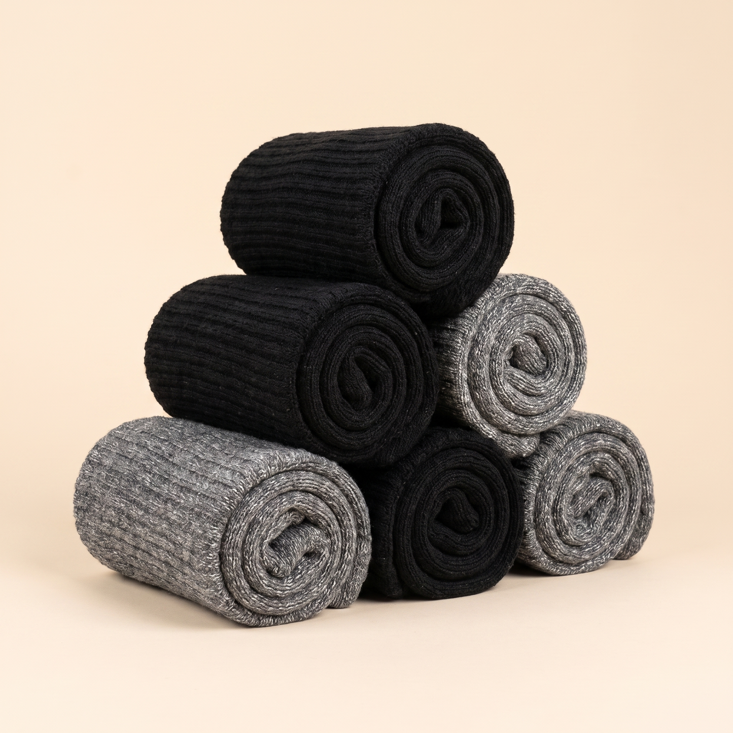 Boot Bundle - 4 rolled pairs stacked