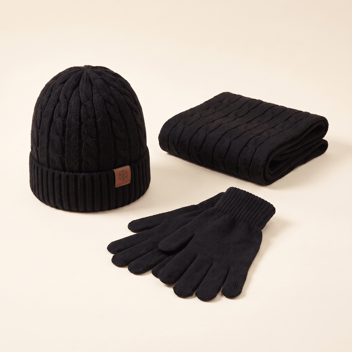 Alpaca Winter Set [Beanie + Gloves + Scarf]